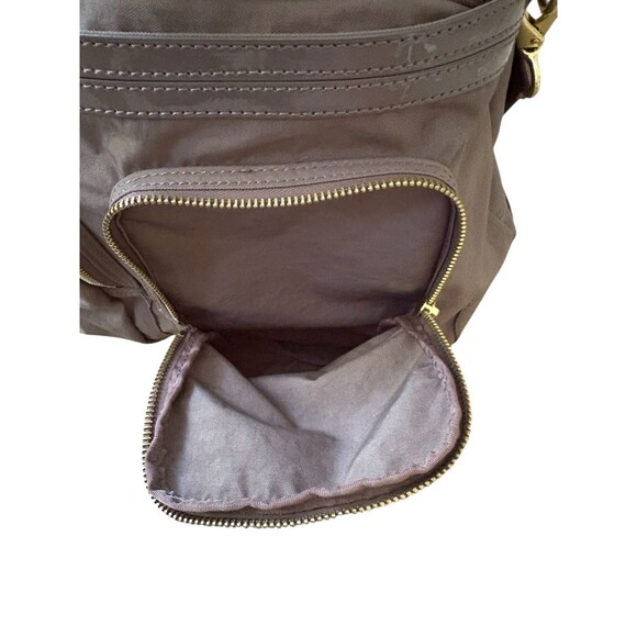 Kipling Camryn Women's Brown Nylon Laptop Travel Weekender Crossbody Bag - Picture 11 of 13